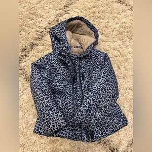 Lands End winter coat fur lined size 3T